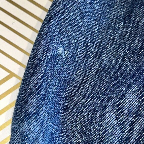 VTG 90s Alfred Dunner Wmns Petite Zip Up Denim Embroidered Jacket Sz 18P - Picture 12 of 12